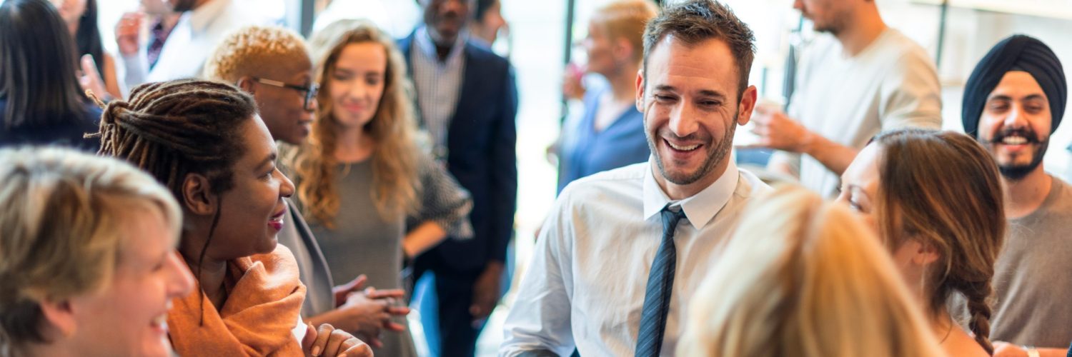 Diverse,Group,Of,People,Networking,At,A,Social,Event.,Men